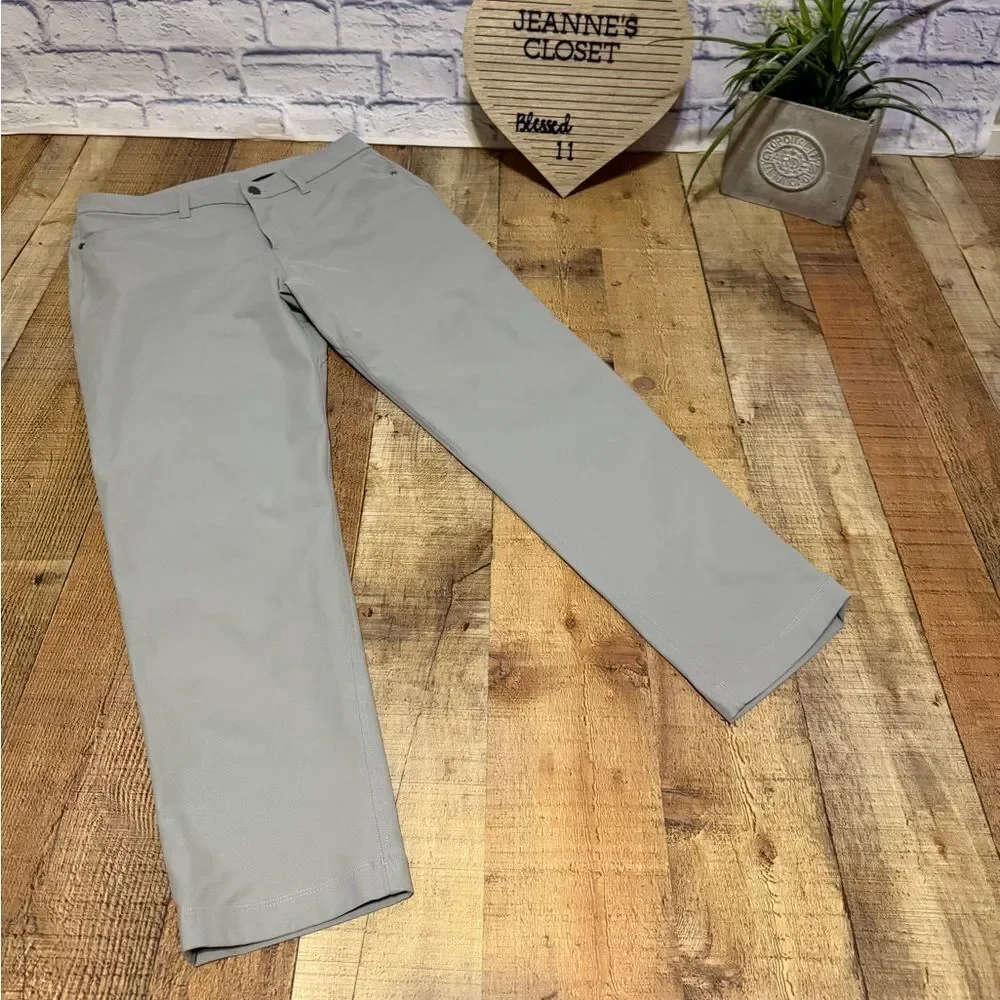 Lululemon ABC Pants Mens Size 31 Classic Warpstreame Gray Stretch M5AQHS